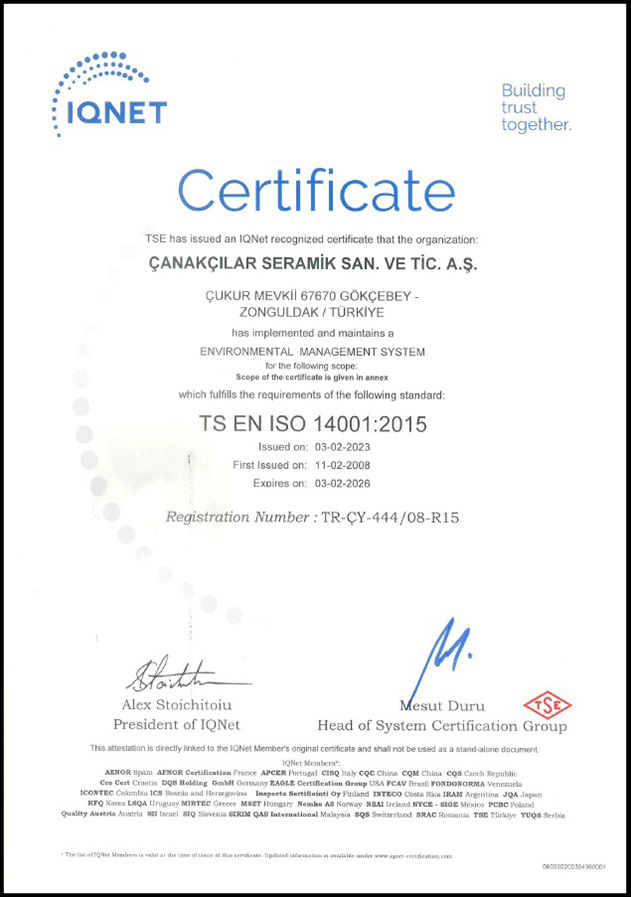 TS EN ISO 14001:2015 TS EN ISO 14001:2015